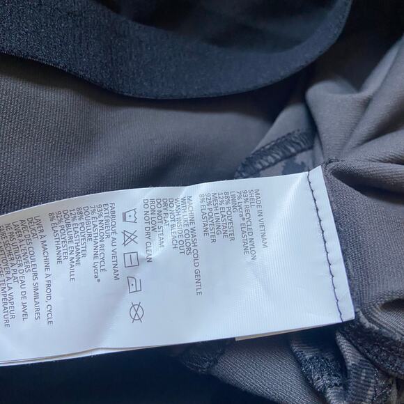 Prana Chakara Crop Top Women's XL Dark Iron Wild Adjustable Straps Racerback - Picture 7 of 9